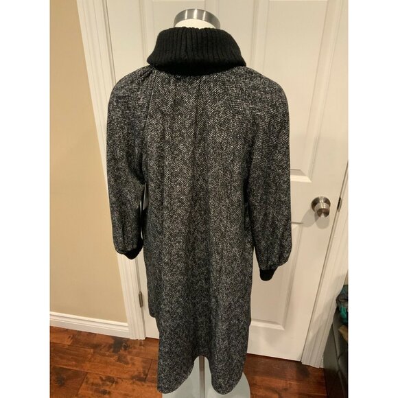 Corey Lynn Calter Anthropologie Gray Splatter Print Turtleneck Dress, Size XXS - Picture 5 of 6